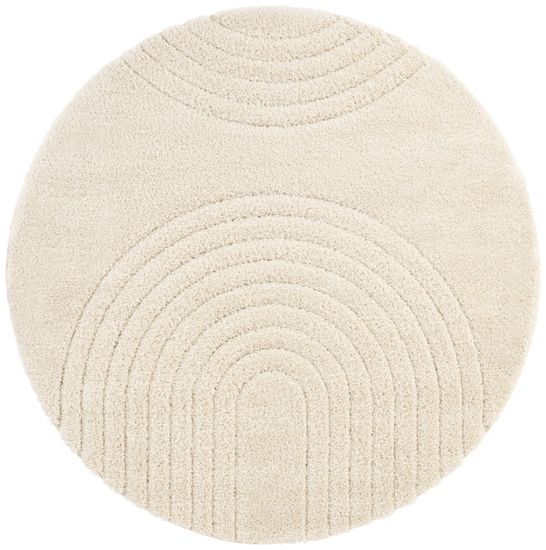 Mint Rugs Kusový koberec Norwalk 105104 cream kruh