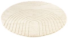 Mint Rugs Kusový koberec Norwalk 105104 cream kruh 160x160 (priemer) kruh