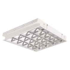 Kanlux REGIS 4LED 418 PT Svietidlo mriežkové vstavané pre T8 LED 9910457