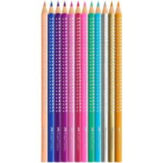 Faber-Castell Pastelky Sparkle set 12 farebný-plech