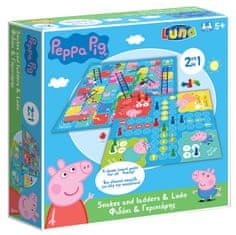 Luna Peppa Pig hry 2v1 - Človeče nehnevaj sa + Hady a rebríky