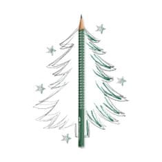 Faber-Castell Grafitová ceruzka Sparkle/vianočná zelená