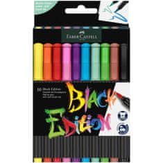 Faber-Castell Popisovače Black Edition set 10 farebné, hrot B