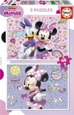 EDUCA Puzzle Minnie 2x48 dielikov