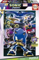 EDUCA Svietiace puzzle Sonic Prime 300 dielikov