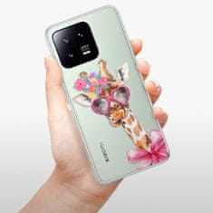 iSaprio Silikónové puzdro - Lady Giraffe pre Xiaomi 13