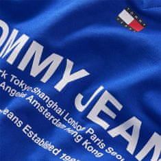 Tommy Hilfiger Mikina modrá 174 - 178 cm/M TJM REG ENTRY GRAPHIC HOODIE