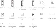 Imou by Dahua chytrý domovní zvonek DB60 kit/ Wi-Fi/ 5Mpix/ 2560x1920/ krytí IP65/ H.265/ noční vidění 5m/ CZ app