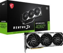 MSI GeForce RTX 4060 Ti VENTUS 3X 16G OC, 16GB GDDR6