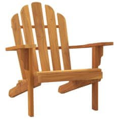 Vidaxl Záhradná stolička Adirondack 79x95x92 cm masívne teakové drevo