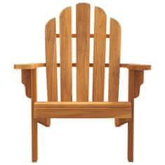 Vidaxl Záhradná stolička Adirondack 79x95x92 cm masívne teakové drevo