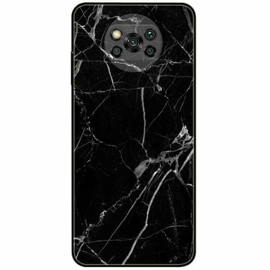 WOZINSKY Wozinsky Marble silikónové puzdro pre Xiaomi Poco X3 NFC/Poco X3 Pro - Čierna KP10067