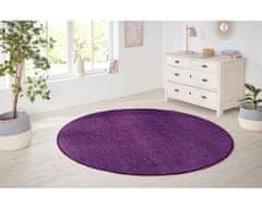 Hanse Home Kusový koberec Nasty 101150 Purple kruh 133x133 (priemer) kruh