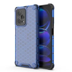 shumee Pancierové hybridné puzdro pre Xiaomi Redmi Note 12 Pro+ Honeycomb blue