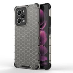 shumee Pancierové hybridné puzdro pre Xiaomi Redmi Note 12 Pro / Poco X5 Pro 5G Honeycomb black