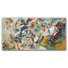 COLORAY.SK Skleneny obraz Kandinsky abstrakcie 120x60 cm