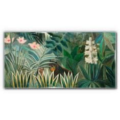 COLORAY.SK Sklenený obraz Džungľa zvieratá stromy 120x60 cm