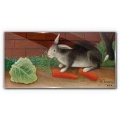 COLORAY.SK Sklenený obraz Mrkva zvieracie králik 120x60 cm