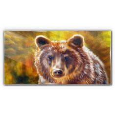 COLORAY.SK Skleneny obraz Medveď 120x60 cm