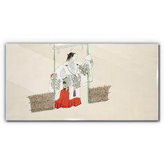 COLORAY.SK Sklenený obraz Ázijské tradičné kimono 140x70 cm