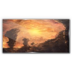 COLORAY.SK Skleneny obraz Nebe západ slunce príroda 100x50 cm