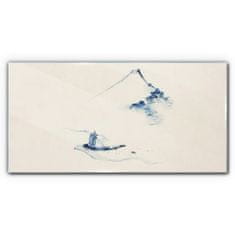 COLORAY.SK Sklenený obraz Abstrakcie snehu snehom 100x50 cm