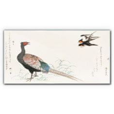 COLORAY.SK Sklenený obraz Ázie zvieracie vtáky 100x50 cm
