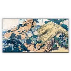 COLORAY.SK Sklenený obraz Abstrakcie samurai 120x60 cm