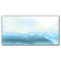 COLORAY.SK Skleneny obraz Abstrakcie morské vlny 100x50 cm