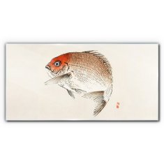 COLORAY.SK Sklenený obraz Moderné zvieratá rýb 120x60 cm