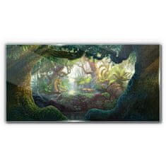 COLORAY.SK Skleneny obraz Fantasy lesné voľne žijúcich živočíchov 100x50 cm