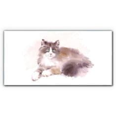COLORAY.SK Skleneny obraz Abstrakcie akvarel zviera 140x70 cm