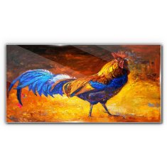 COLORAY.SK Skleneny obraz Abstraktné zvieracie vták 120x60 cm