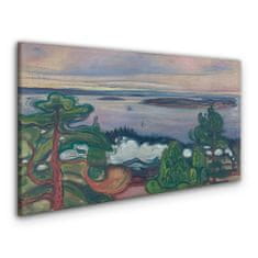 COLORAY.SK Obraz Canvas Vlak PAL Edvard Munch 120x60 cm