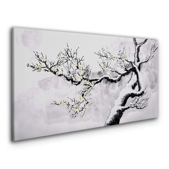 COLORAY.SK Obraz canvas Zimné snehové konáre stromov