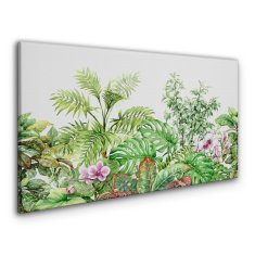 COLORAY.SK Obraz canvas Moderné kvety listy 100x50 cm