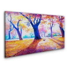 COLORAY.SK Obraz canvas Park strom listy jeseň 140x70 cm