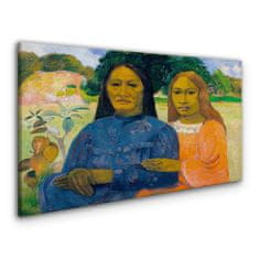 COLORAY.SK Obraz Canvas Dve ženy Paul Gauguin 140x70 cm