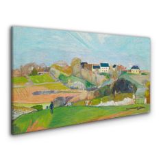 COLORAY.SK Obraz Canvas Krajina v Le Pouldu Gauguin 100x50 cm