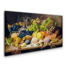 COLORAY.SK Obraz canvas Hrozno broskyne Apple 100x50 cm