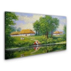 COLORAY.SK Obraz Canvas Vesnice Chata 120x60 cm