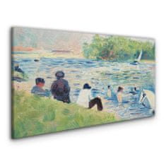 COLORAY.SK Obraz Canvas Vodné prírodné ľudia 120x60 cm
