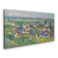 COLORAY.SK Obraz Canvas AUVERS Panoramatický výhľad 100x50 cm