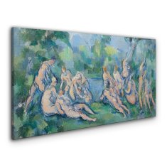 COLORAY.SK Obraz Canvas Kúpanie Paul Cézanne 140x70 cm