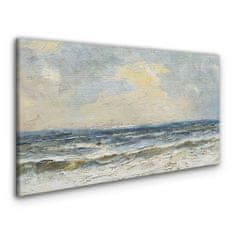 COLORAY.SK Obraz Canvas Morské vlny Nebe 100x50 cm