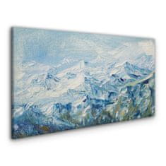 COLORAY.SK Obraz Canvas Zimné maľovanie hory 120x60 cm
