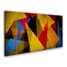 COLORAY.SK Obraz na plátne Abstrakcie Trojuholníky Geometria 100x50 cm