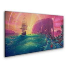 COLORAY.SK Obraz na plátne Abstrakcie oceáne loď 100x50 cm