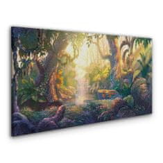 COLORAY.SK Obraz canvas Fantasy forest river kvety 120x60 cm