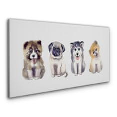 COLORAY.SK Obraz canvas Abstrakcie zvierat psov 100x50 cm